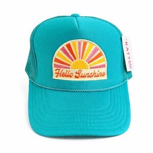 Katydid Kids Teal 'Hello Sunshine' Cap
